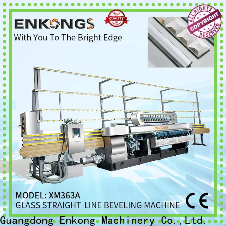 Enkong xm351a cnc glass beveling machine supply for polishing 1