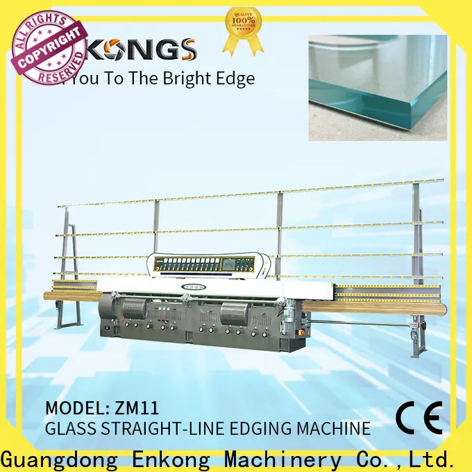 Enkong High-quality glass double edger machine manufacturers for round edge processing 1