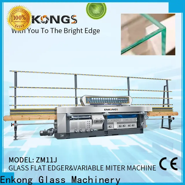 Enkong 60 degree automatic glass polisher for business for polish 1