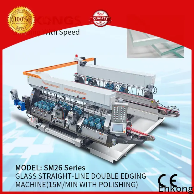 Enkong Custom glass double edger machine company for household appliances 1