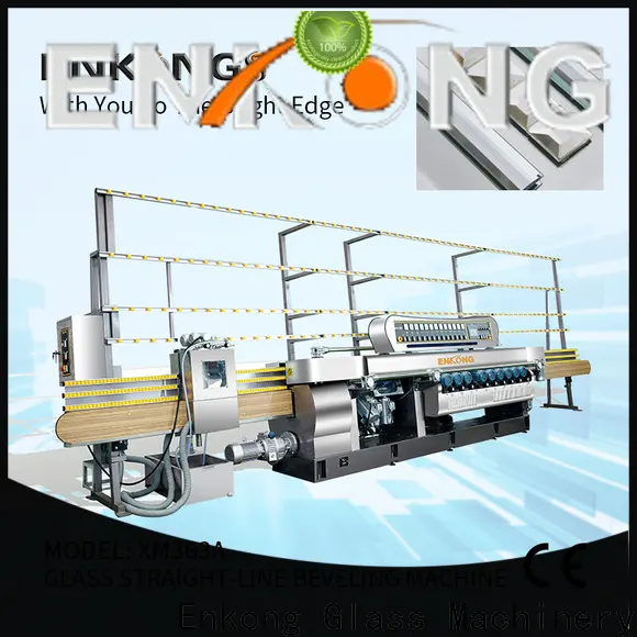 Enkong xm363a glass polishing and beveling machine for business for glass processing 1