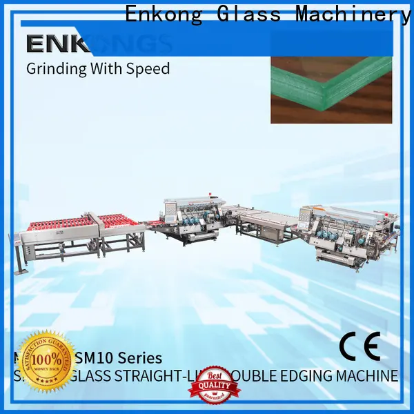 Enkong SM 22 glass double edger machine factory for household appliances 1