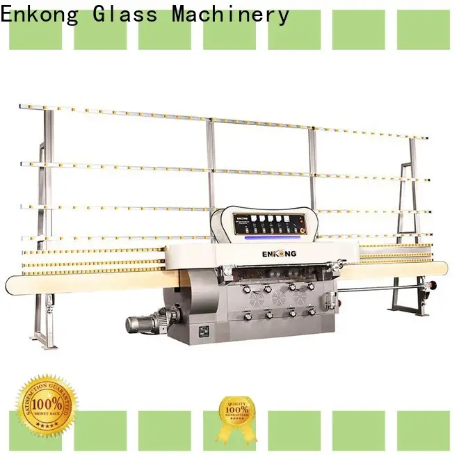 Enkong zm7y single spindle glass edging machine factory for household appliances 1