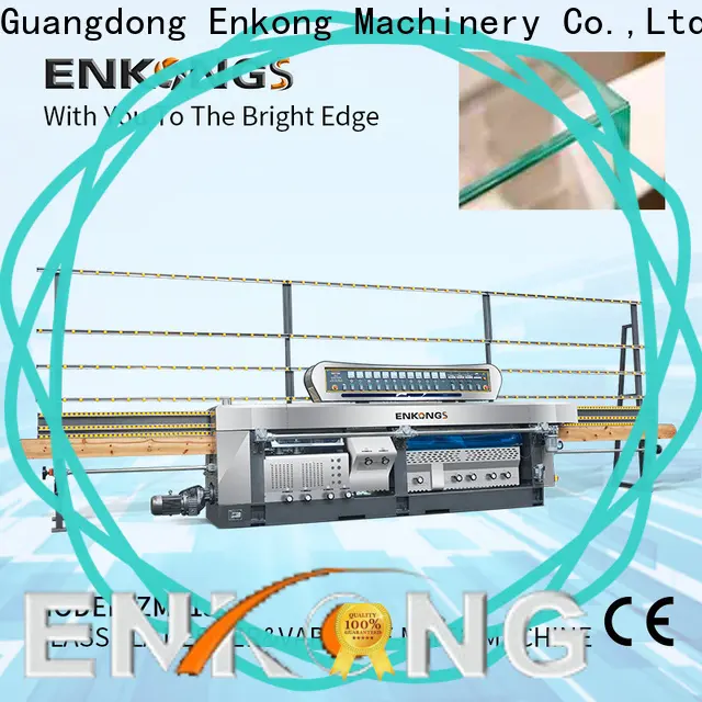 Enkong 5 adjustable spindles glass mitering machine manufacturers for grind 1