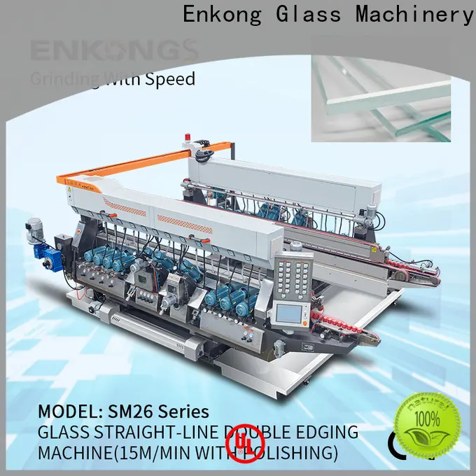 Enkong SM 26 glass double edger company for round edge processing1 1