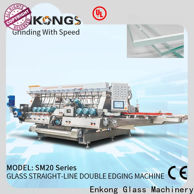 Enkong Best glass edging machine price for business for round edge processing 1