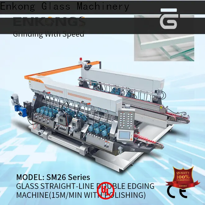Enkong SM 20 small glass edge polishing machine supply for photovoltaic panel processing 1