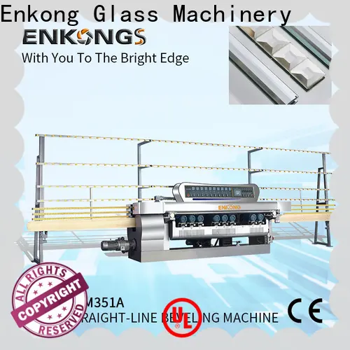 Enkong Top glass straight line beveling machine company for polishing1 1