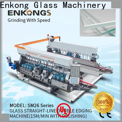 Enkong straight-line glass edger for sale manufacturers for round edge processing 1