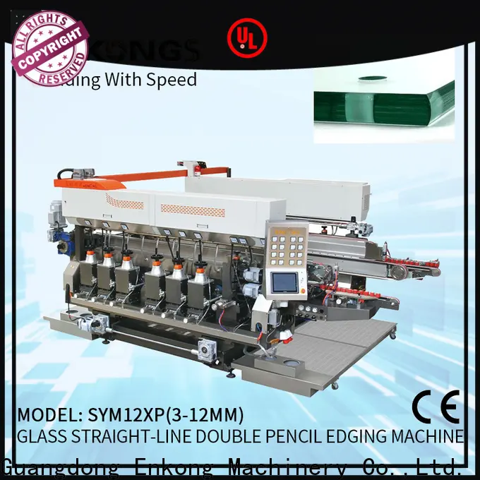 Enkong SM 22 glass straight line double edging machine manufacturers for photovoltaic panel processing 1