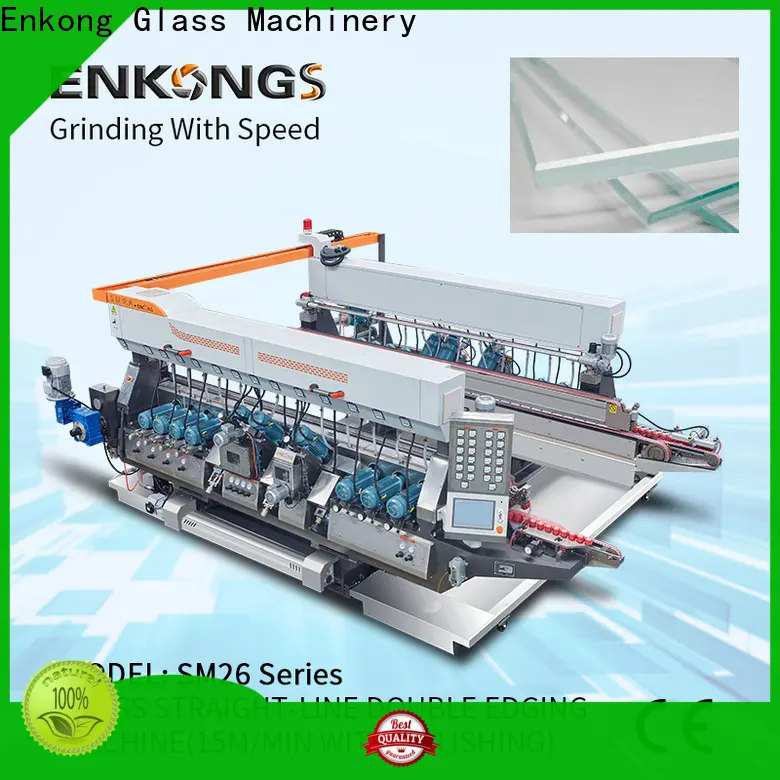 Enkong SM 10 automatic glass edge polishing machine for business for round edge processing1 1