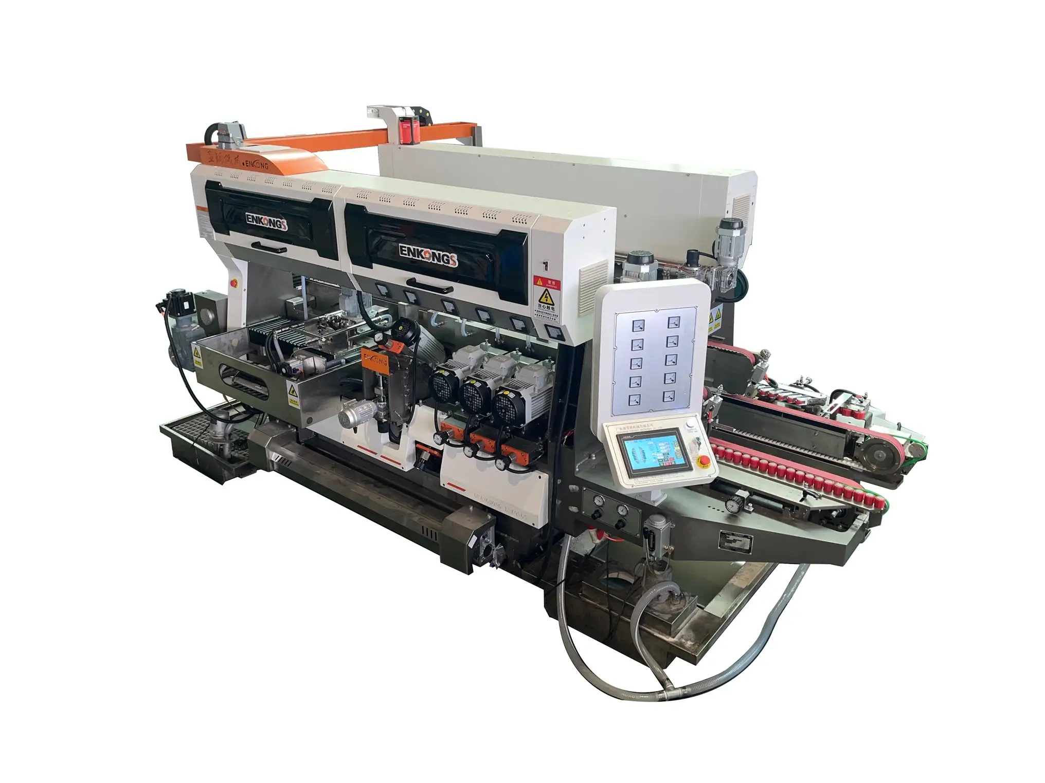 High Speedy Small Glass Edger Glass Edging Machine Prices Sm10 Double Bevelling and Polishing Machine 1