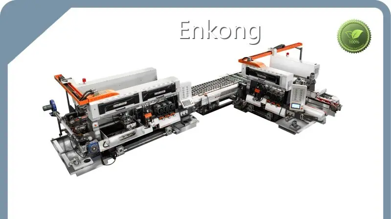 Glass Double Edger Machine FOB/CIF/C&F(optional) Wholesale - Enkong 1
