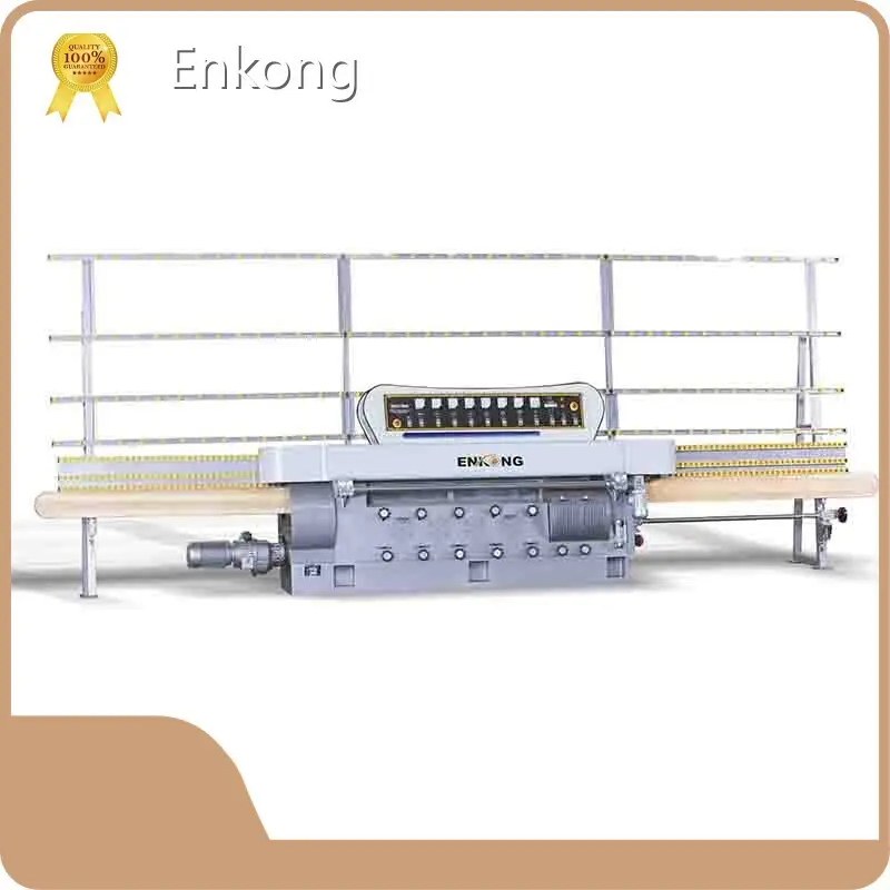 Portable Glass Edge Polishing Machine Package with Film by Enkong 1