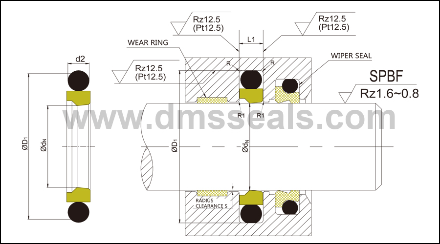 DMS Seal Manufacturer bronze pneumatic rod seals to high and low speed 2