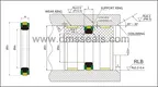 DMS Seal Manufacturer Brand hydraulic ptfe pneumatic piston seals seal 2