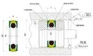 DMS Seal Manufacturer piston seals with nbr or fkm o ring for light and medium hydraulic systems 2