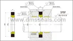 DMS Seals air piston seal manufacturer for pressure work and sliding high speed occasions 2