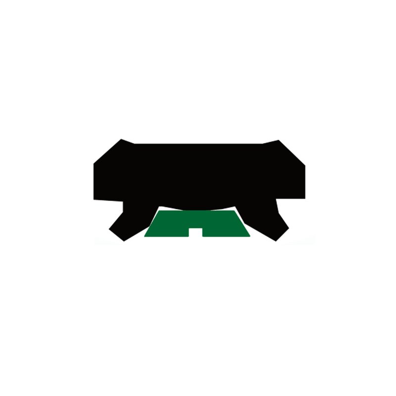 MDI - Гидравлическое уплотнение штока из ПТФЭ с уплотнительным кольцом NBR/FKM 1