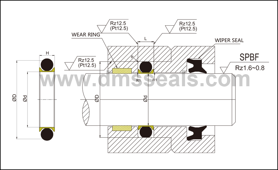 best piston rod seals hydraulic factory to high and low speed 2