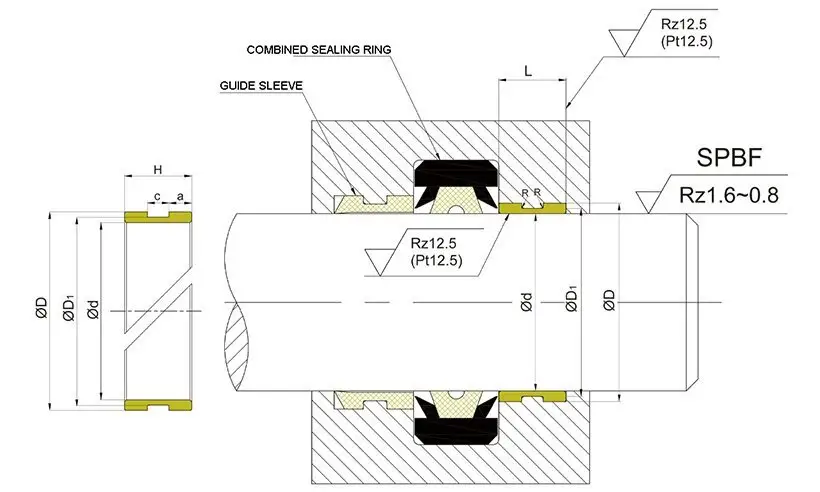 DMS Seals DMS Seals pressure roller bearing price for sale 2