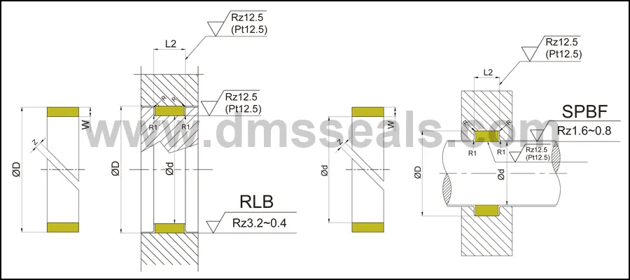 DMS Seal Manufacturer cylinder oil seal manufacturer guide strip as the guide sleeve 2