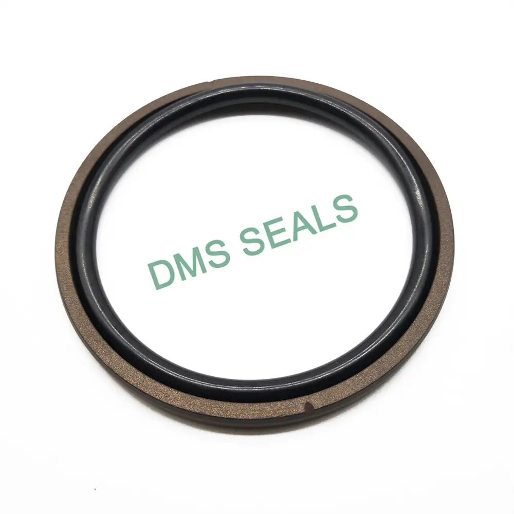 Brown SPGO - PTFE Hydraulic Piston Seal with NBR/FKM O-Ring 1