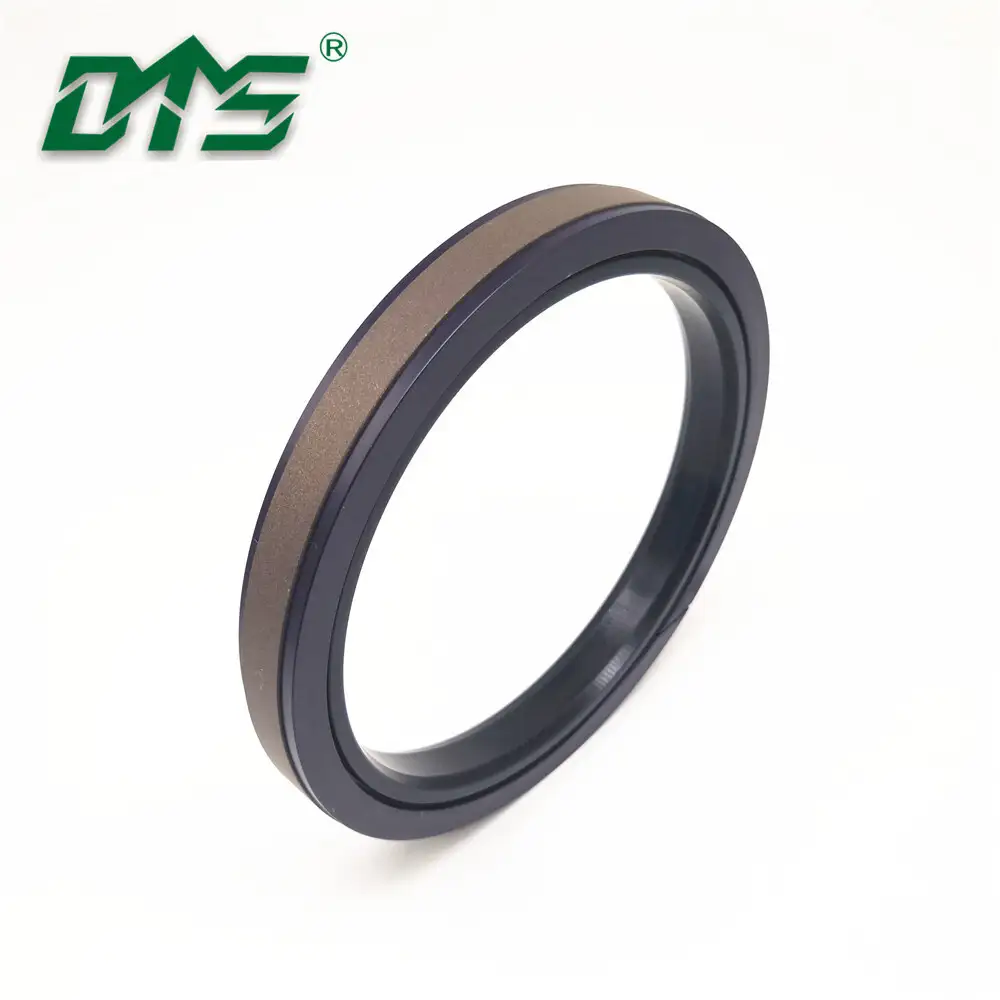 Hydraulic cylinder compact and combined piston seal SPGW with PTFE NBR and POM 1