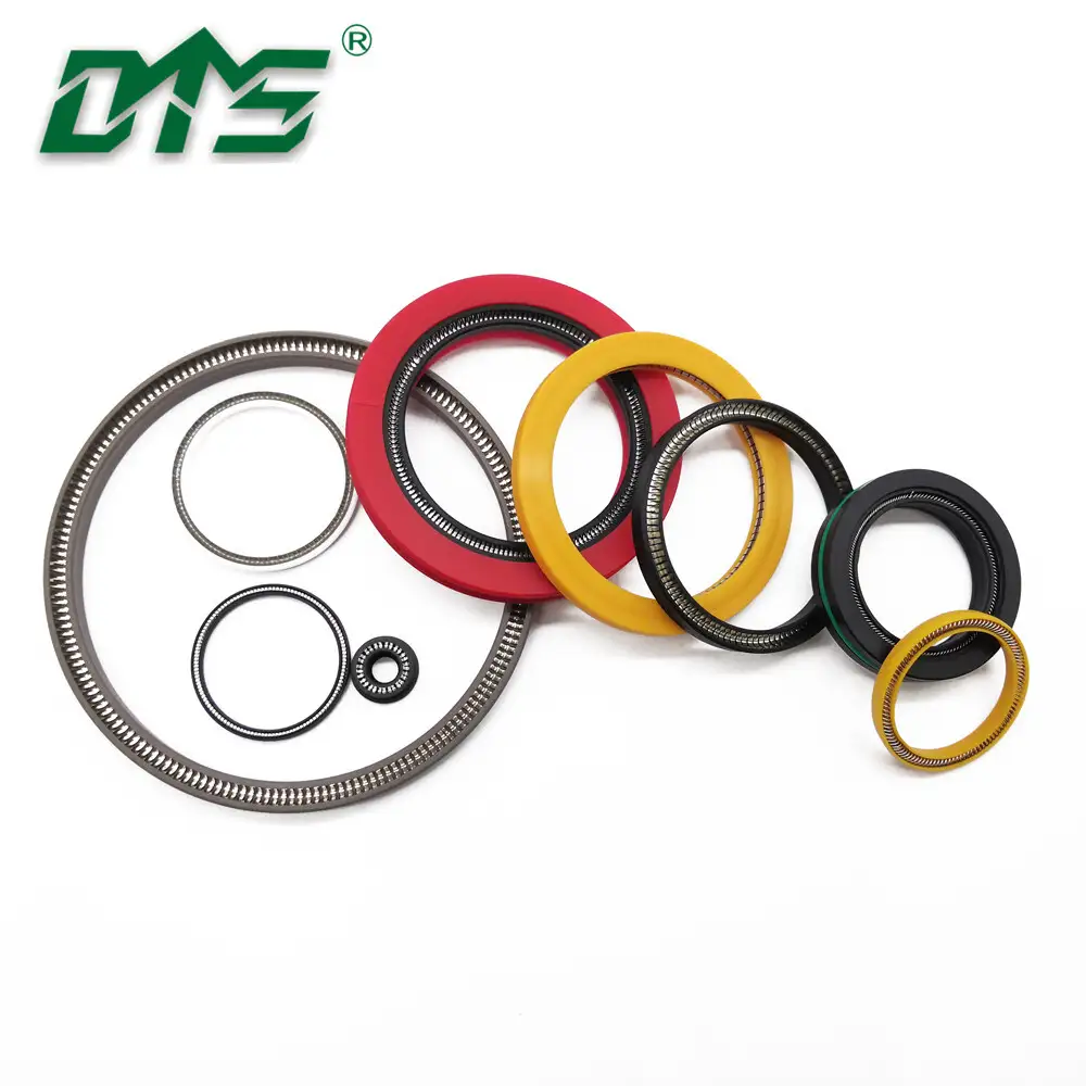 PEEK/PTFE spring loaded energized seal for high pressure application 1