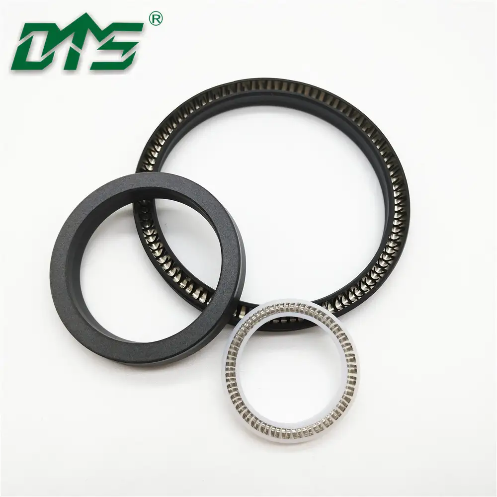 Carbon Filled PTFE loaded Lip Seals Spring Energized C Seal 1