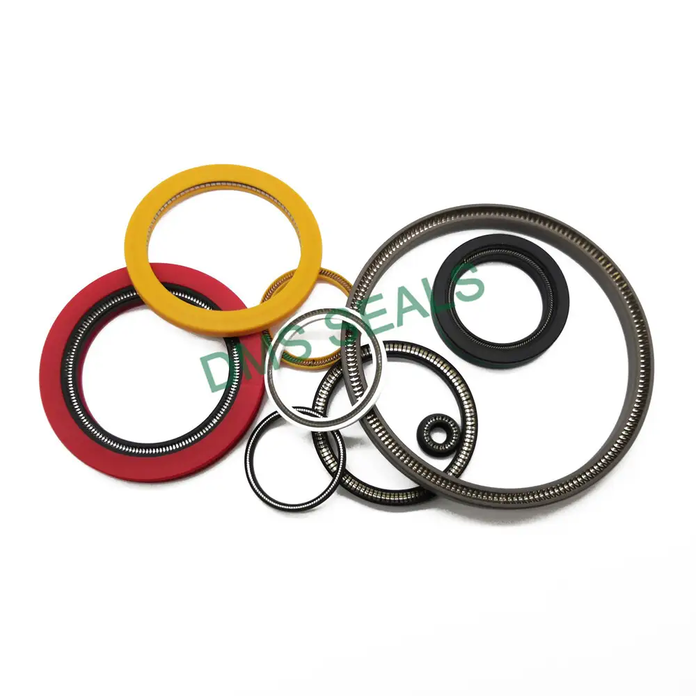 Chinese manufacturer variseal PTFE Glass/Pure PTFEspring energized seal double lip seal 1