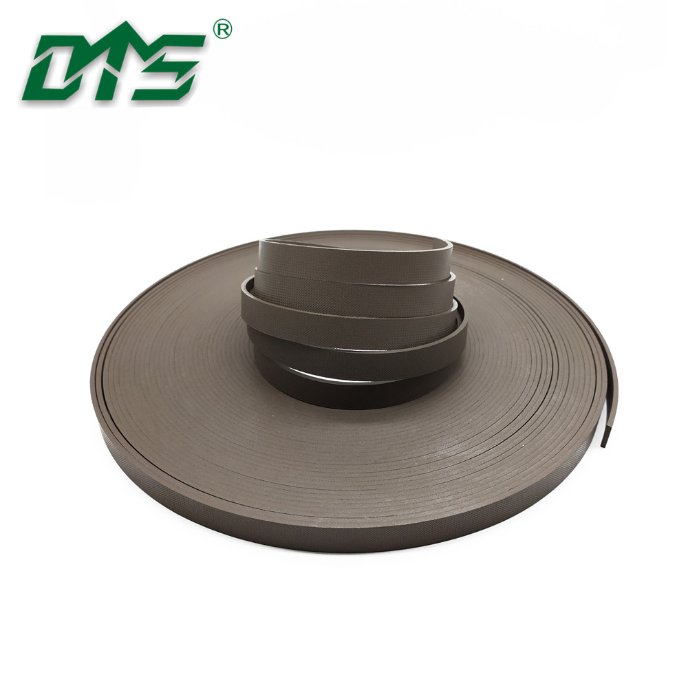 Hydraulic Cylinder Embossing Brown Bronze PTFE Guide Strips GST 3