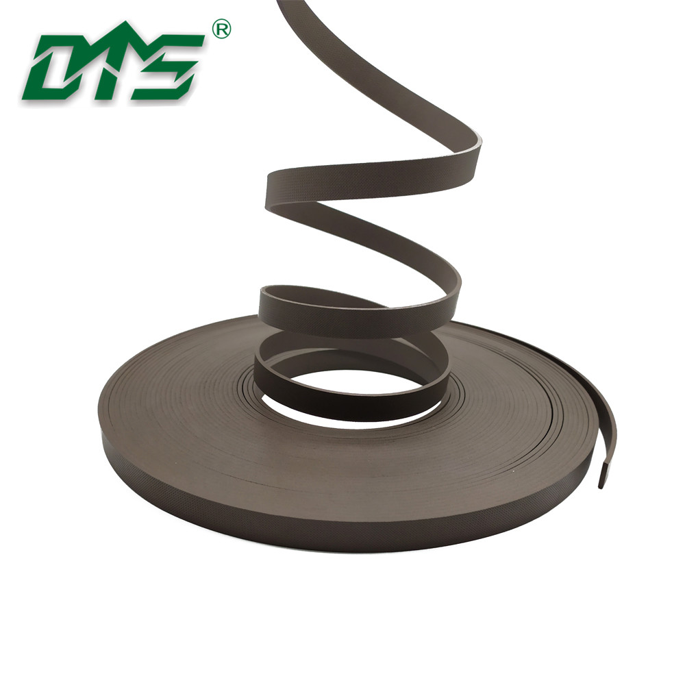 Hydraulic Cylinder Embossing Brown Bronze PTFE Guide Strips GST 4