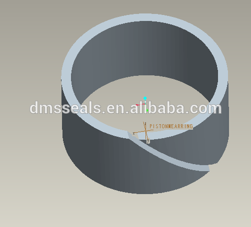25% Carbon-graphite filled PTFE Piston Wear Ring for Oil Free Air Compressor 1
