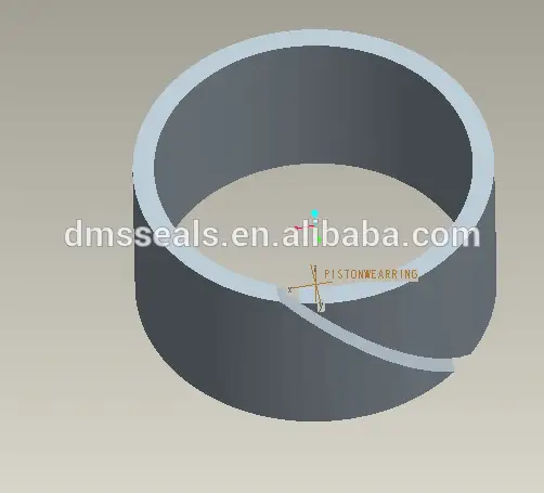 25% Carbon-graphite filled PTFE Piston Wear Ring for Oil Free Air Compressor 1