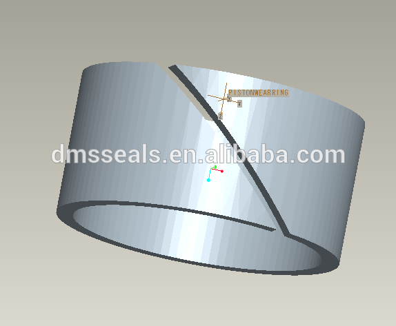 25% Carbon-graphite filled PTFE Piston Wear Ring for Oil Free Air Compressor 2