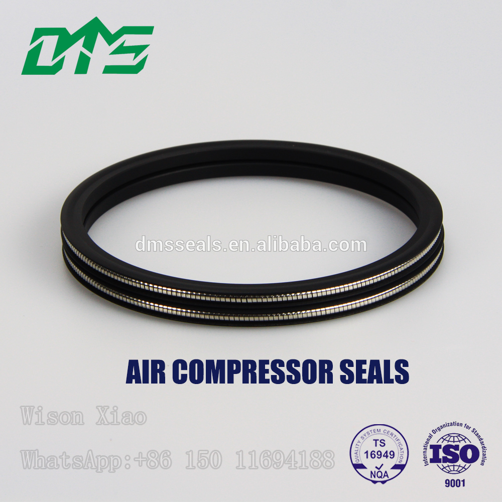 25% Carbon-graphite filled PTFE Piston Wear Ring for Oil Free Air Compressor 3