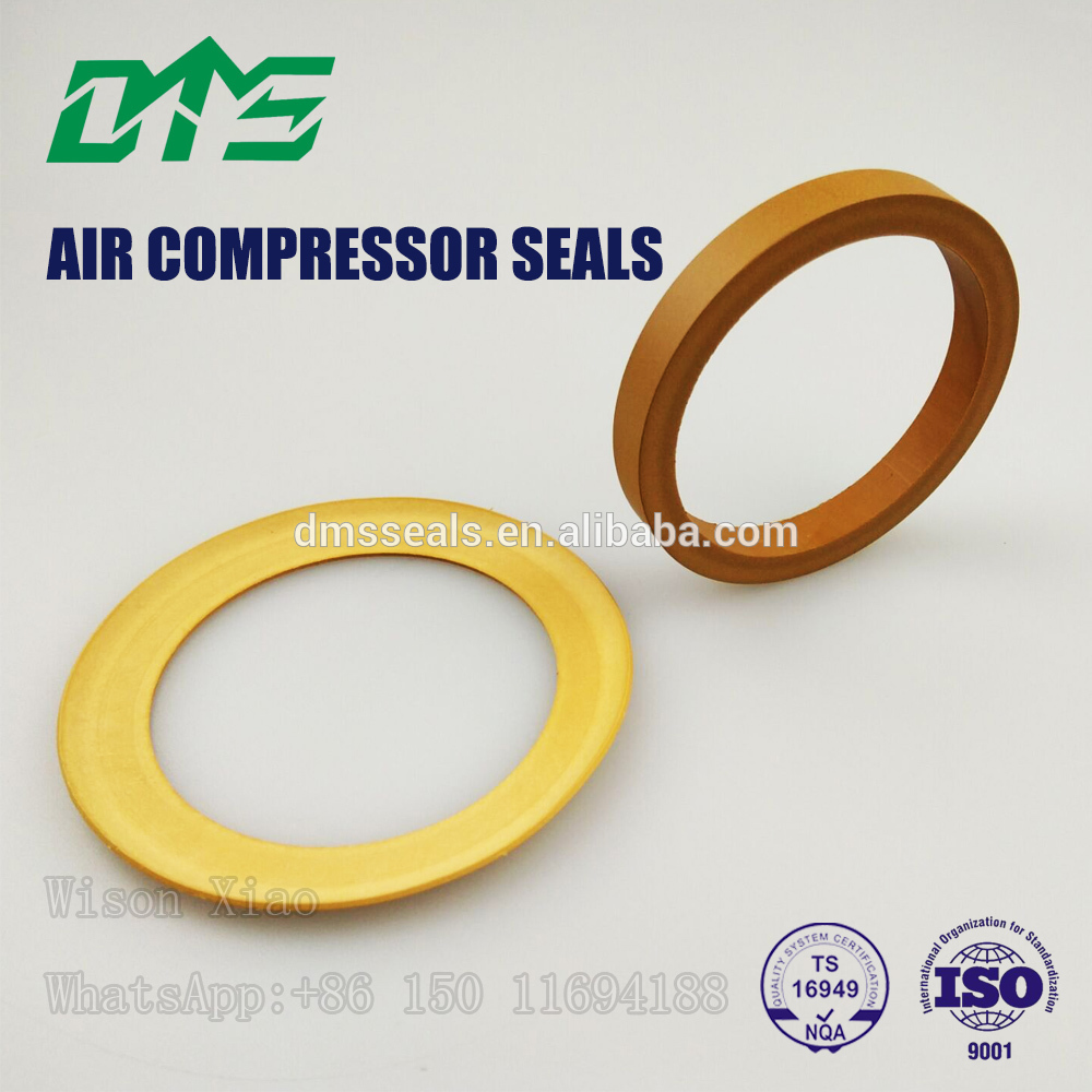25% Carbon-graphite filled PTFE Piston Wear Ring for Oil Free Air Compressor 4