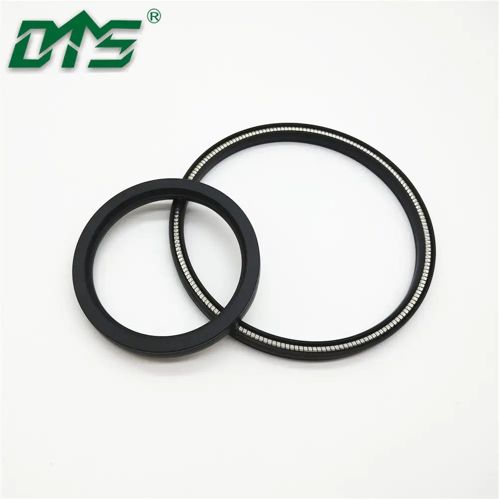 V Spring Loaded Carbon Filled Ptfe Power Direction Machine Spring Seal 1