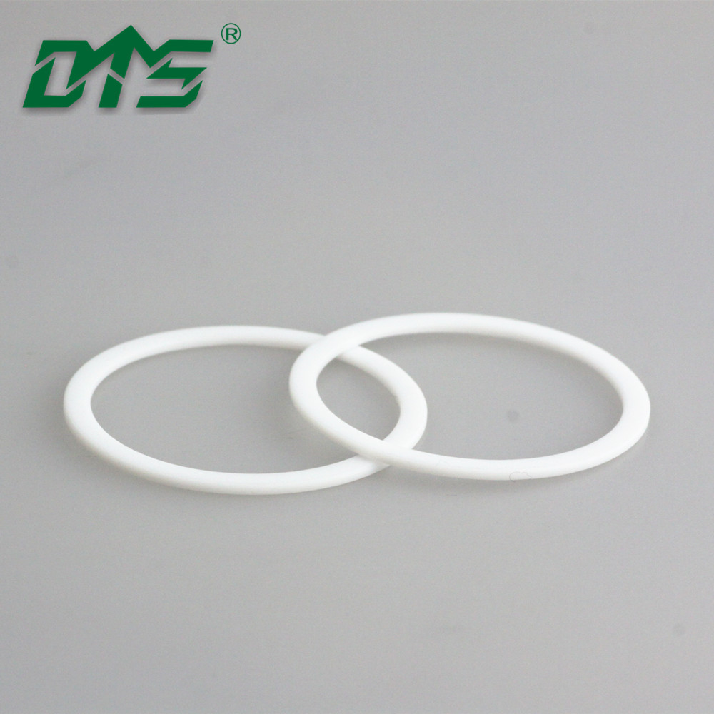 China Manufacture White Colour Pure VirginPoly Tetra Fluoroethylene PTFE Back Up Ring Seal By CNC 1