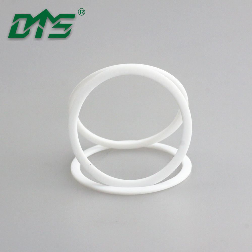 China Manufacture White Colour Pure VirginPoly Tetra Fluoroethylene PTFE Back Up Ring Seal By CNC 2