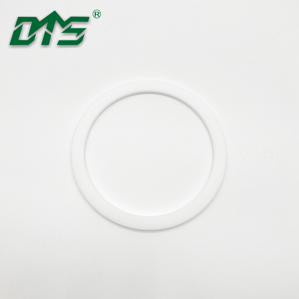 China Manufacture White Colour Pure VirginPoly Tetra Fluoroethylene PTFE Back Up Ring Seal By CNC 4