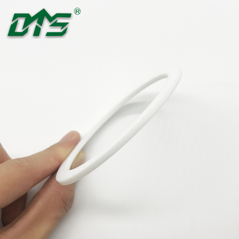 China Manufacture White Colour Pure VirginPoly Tetra Fluoroethylene PTFE Back Up Ring Seal By CNC 5