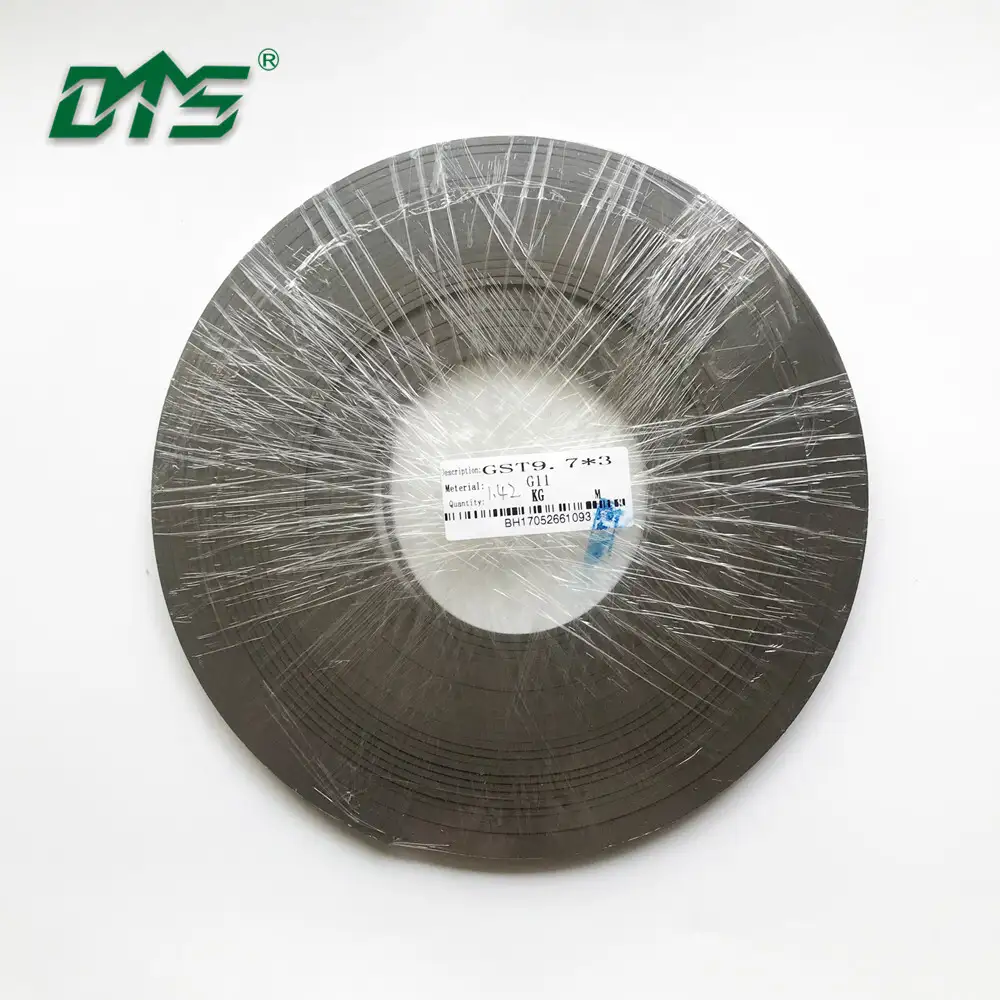 Oil Free PTFE Carbon Graphite Material Compressor Piston Rider Guide Ring 1