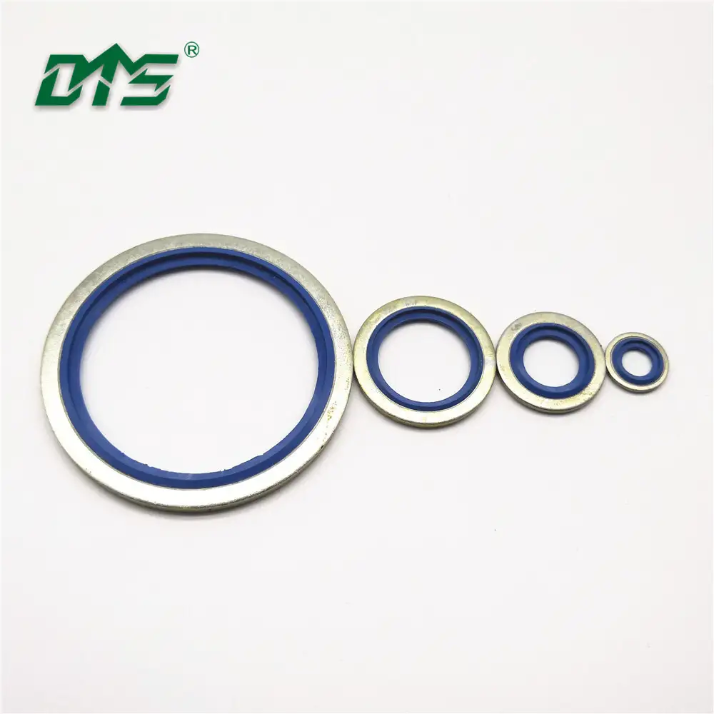 Industrial Bonded Seals,NBR,FKM/FPM+Steel Bonded Seal Blue,Yellow,Black Color 1