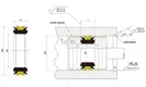 DMS Seals cable seal manufacturers price for larger piston clearance 2