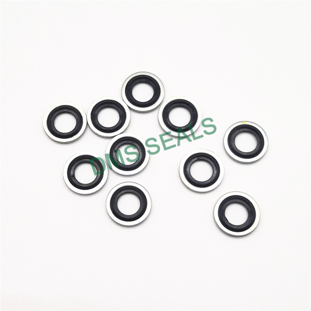 SS316 Stainless Steel Metal Corrugated Composite Gasket Rubber Bonded Seal 4