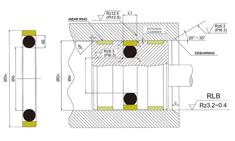 DMS Seal Manufacturer seal piston seals oring nbrfkm 2