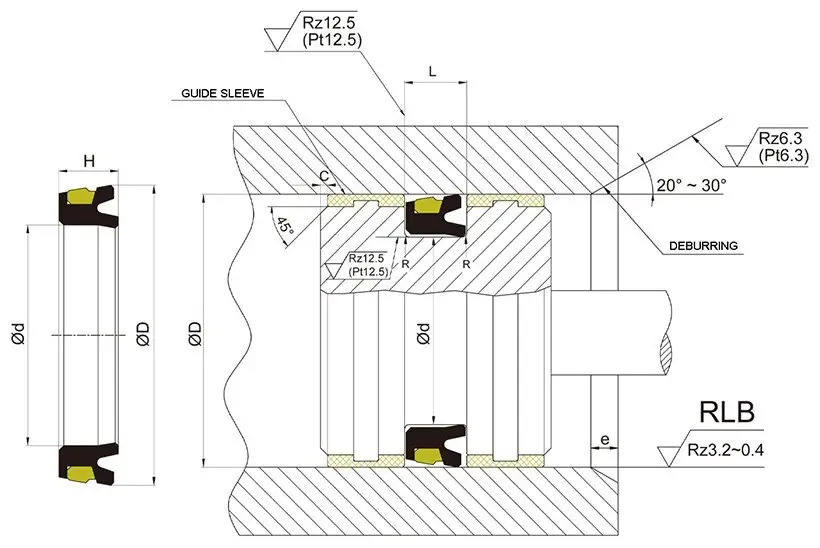 Wholesale oring ptfe piston seals DMS Seal Manufacturer Brand 2