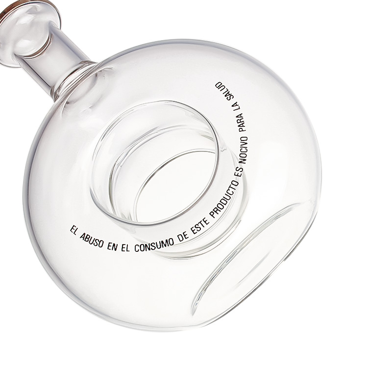 Bình đựng rượu thủy tinh Borosilicate Chai rượu tùy chỉnh 750ml 4